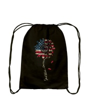 God bless America Independence day Drawstring Bag tile