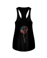 God bless America Independence day Ladies Flowy Tank tile
