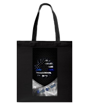 Back the blue Tote Bag tile