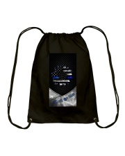 Back the blue Drawstring Bag tile