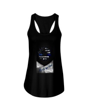 Back the blue Ladies Flowy Tank tile