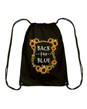 Back the blue Drawstring Bag tile