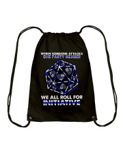 We all roll for initiative Drawstring Bag tile