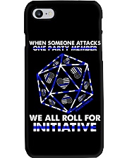 We all roll for initiative Phone Case tile