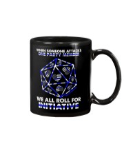We all roll for initiative Mug tile