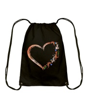 Otter heart Drawstring Bag tile