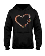 Otter heart Hooded Sweatshirt tile