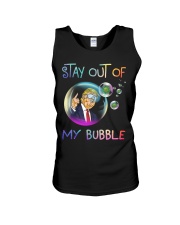 Stay out of my bubble Unisex Tank tile