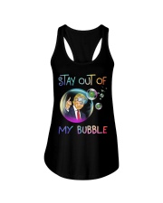 Stay out of my bubble Ladies Flowy Tank tile