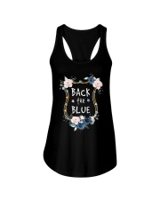 Back the blue Ladies Flowy Tank tile