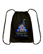 September 11th Never forget Drawstring Bag tile