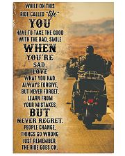 THE RIDE GOES ONE 16x24 Poster front