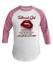 TATTOO GIRLS T-SHIRT Baseball Tee thumbnail
