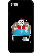 BLUE LET IT SNOW SWEATER Phone Case thumbnail