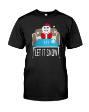 BLUE LET IT SNOW SWEATER Premium Fit Mens Tee thumbnail