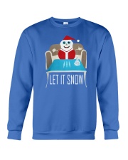 BLUE LET IT SNOW SWEATER Crewneck Sweatshirt front