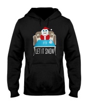 BLUE LET IT SNOW SWEATER Hooded Sweatshirt thumbnail