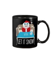BLUE LET IT SNOW SWEATER Mug thumbnail