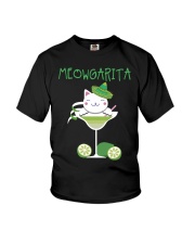 MEOWGARITA COCKTAIL CAT Youth T-Shirt thumbnail