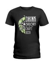 Drink sailors - craft beer Ladies T-Shirt tile