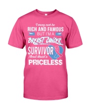 I'M A BREAST CANCER SURVIVOR Classic T-Shirt front