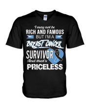 I'M A BREAST CANCER SURVIVOR V-Neck T-Shirt thumbnail