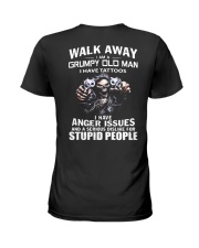 WALK AWAY STUPID PEOPLE Ladies T-Shirt thumbnail