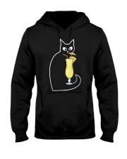 PINA COLADA COCKTAIL CAT Hooded Sweatshirt thumbnail