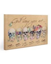 SKULL GOD SAYS YOU ARE 30x20 Gallery Wrapped Canvas Prints front