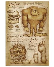 BIGFOOT - FOOT SIZE COMPARISON 11x17 Poster front