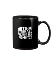 SHALL NOT TRY ME Mug tile