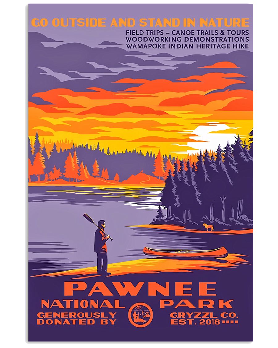 GO OUTSIDE AND STAND IN NATURE 11x17 Poster