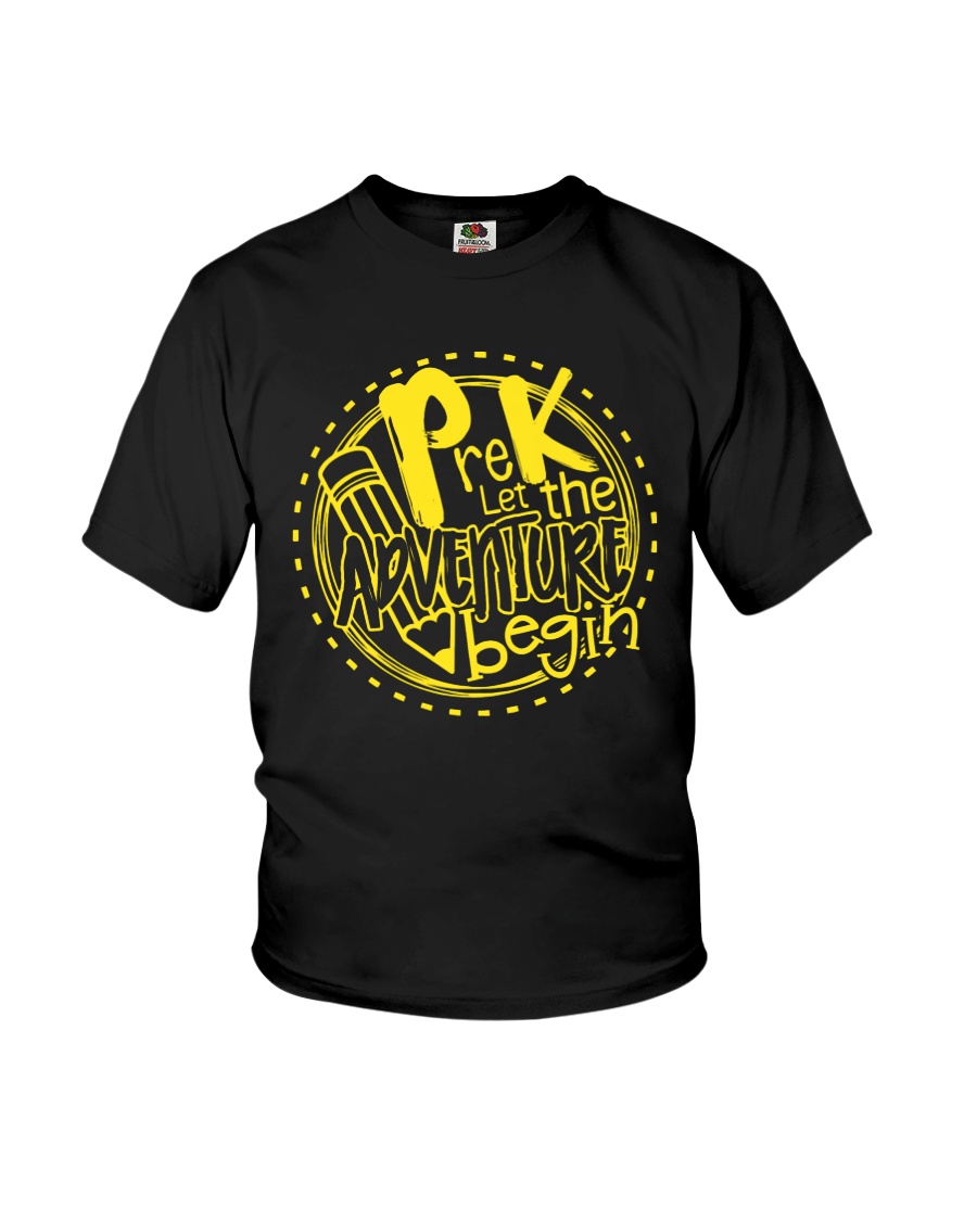PreK GRADE LET THE ADVENTURE BEGIN Youth T-Shirt