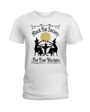 BLACK HAT SOCIETY FOR FINE WITCHES Ladies T-Shirt thumbnail