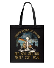 WHISPER WORDS EFF YOU Tote Bag tile