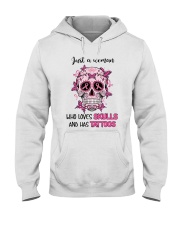 Who loves skulls Hooded Sweatshirt thumbnail