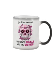 Who loves skulls Color Changing Mug thumbnail