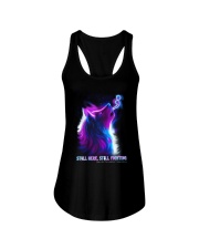 STILL HERE STILL FIGHTING SUICIDE AWARENESS Ladies Flowy Tank thumbnail