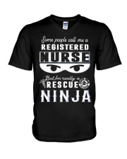 NURSE RESCUE V-Neck T-Shirt thumbnail