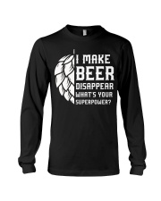 I MAKE BEER DISAPPEAR Long Sleeve Tee tile