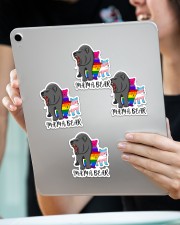 LOVE IS LOVE 3 Sticker - 4 pack (Vertical) aos-sticker-4-pack-vertical-lifestyle-front-11