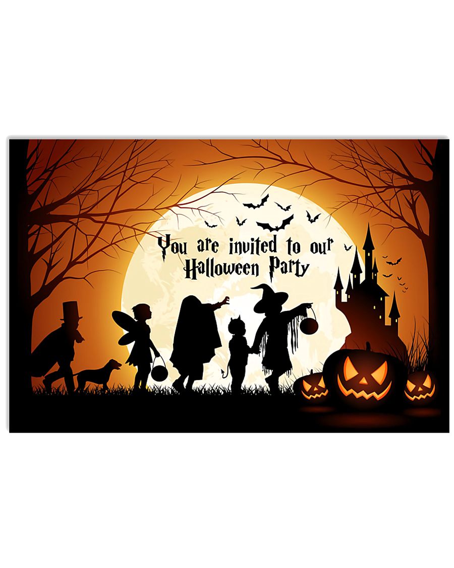 YOU ARE INVITED TO OUR HALLOWEEN PARTY 24x16 Poster