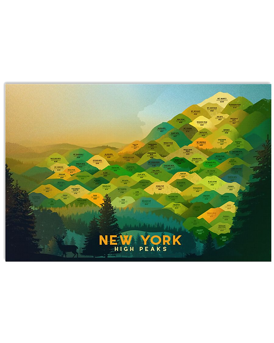 NY HIGH PEAKS 24x16 Poster