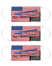 American By Birth LPN By Choice Nurse Cloth Face Mask - 3 Pack front