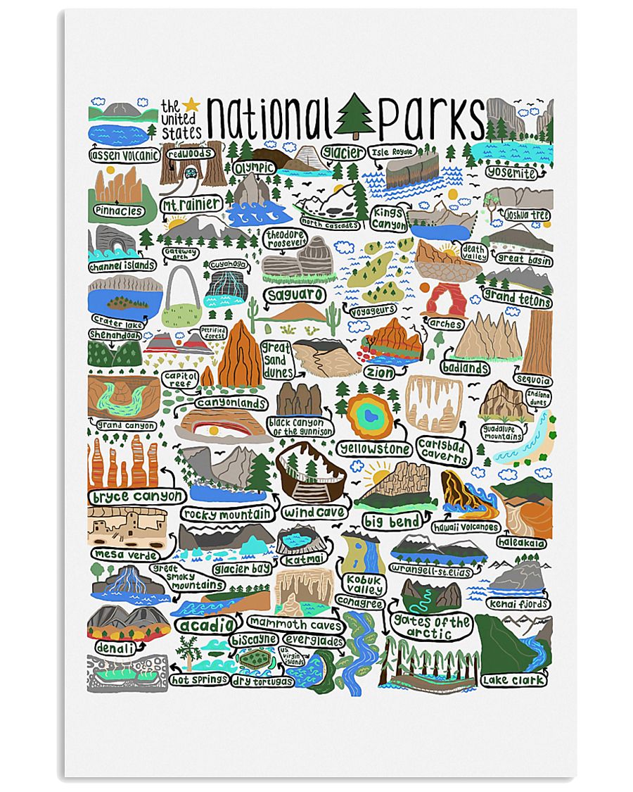 NATIONAL PARKS 16x24 Poster