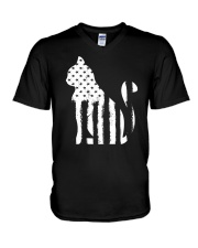 'MERICA CAT V-Neck T-Shirt thumbnail