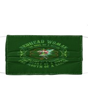REDHEAD WOMAN Cloth face mask front