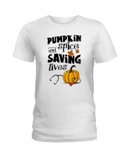 SAVING LIVES Ladies T-Shirt thumbnail