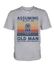 ASSUMING V-Neck T-Shirt thumbnail