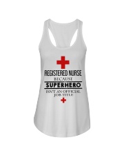 SUPERHERO TITLE RN Ladies Flowy Tank tile
